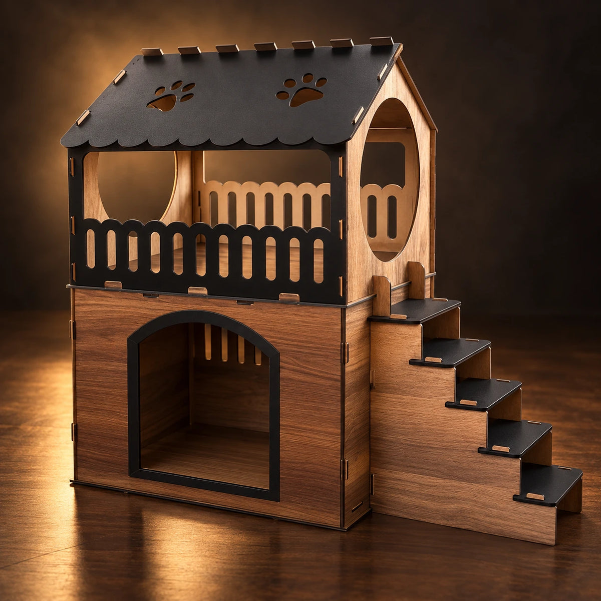 Wooden Cat Villa